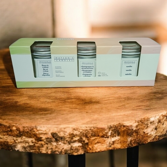 Watson Other - 🟣3/$25🟣Watson's Scented Candle Set 3 Scents